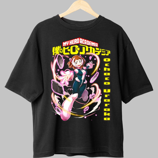 Tricou Anime My Hero Academia - Ochaco Gravitatia Inimii Fata