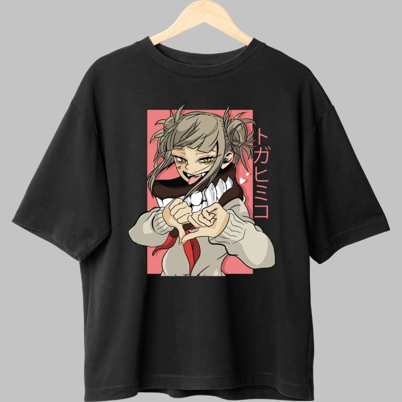 Tricou Anime My Hero Academia - Toga Iubire Periculoasa Fata