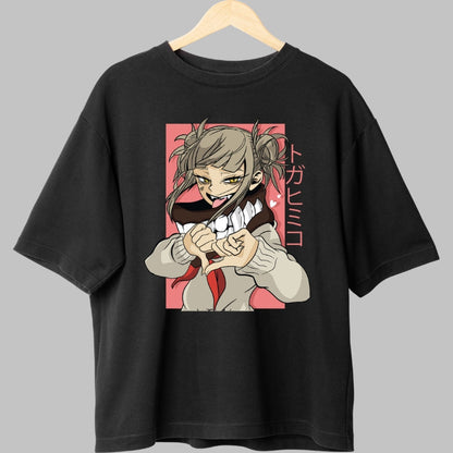 Tricou Anime My Hero Academia - Toga Iubire Periculoasa Fata
