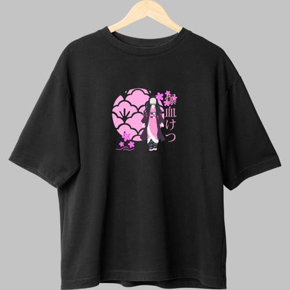 Tricou Anime Nezuko - Demon cu Inima Umana Fata