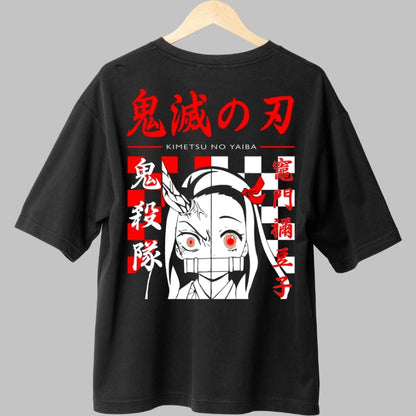 Tricou Anime Nezuko Demon Form - Kimetsu Style Spate