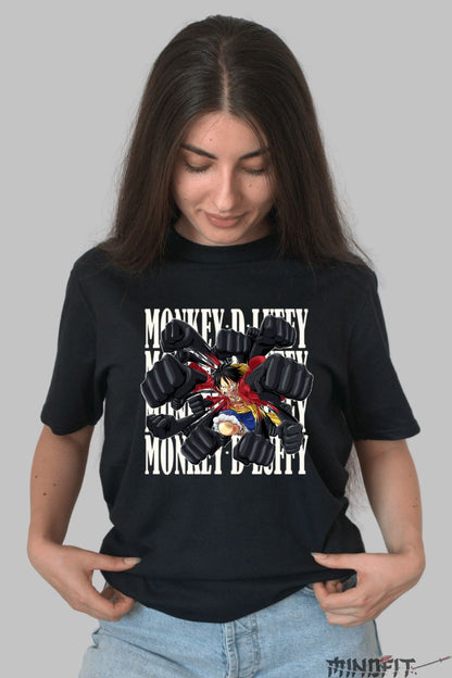 Tricou Anime Ninja Samurai – Razbunare in Umbra dama negru