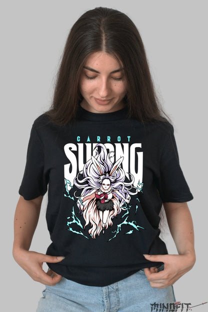 Tricou Anime One Piece - Carrot Su Long Lightning Form dama negru