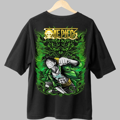 Tricou Anime One Piece - Luffy Dragon Spirit Energy spate