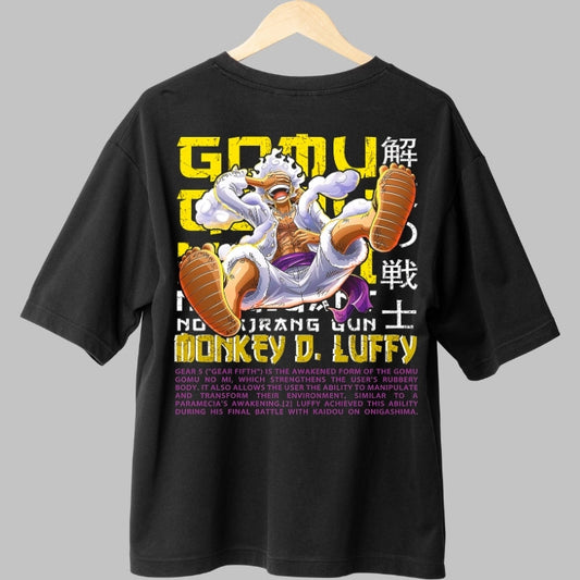 Tricou Anime One Piece - Luffy Gear 5 Awakened Power spate
