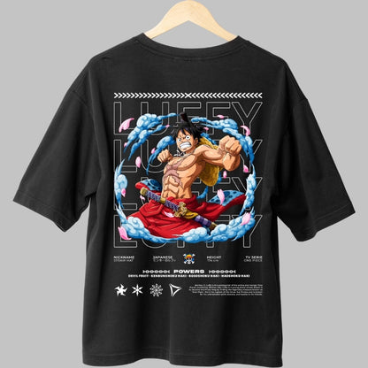 Tricou Anime One Piece - Luffy Gear Fifth Haki Surge spate