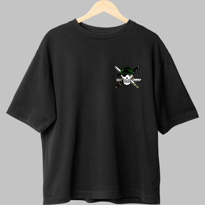 Tricou Anime One Piece - Roronoa Zoro Meditatie Samurai fata