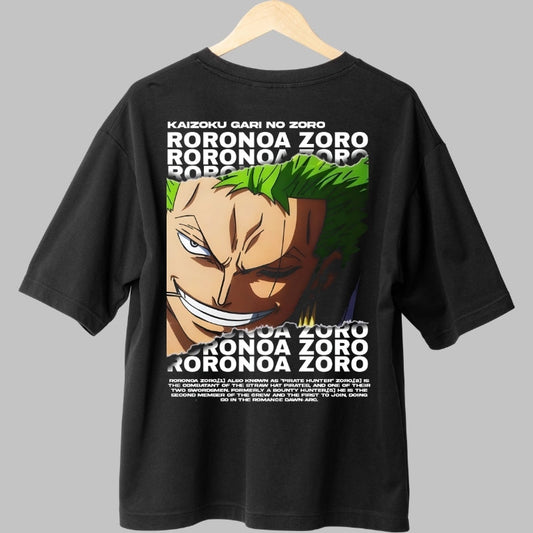 Tricou Anime One Piece - Roronoa Zoro Piratul Vanator spate