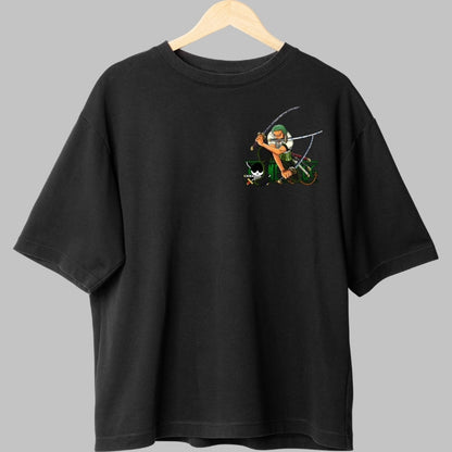 Tricou Anime One Piece - Roronoa Zoro Santoryu Aura fata