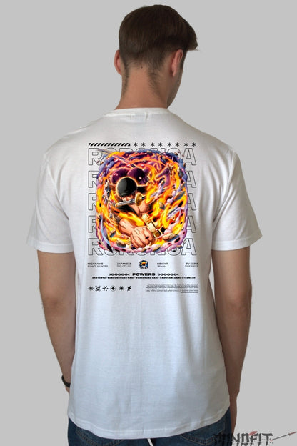 Tricou Anime One Piece - Roronoa Zoro Sufletul Santoryu barbat alb