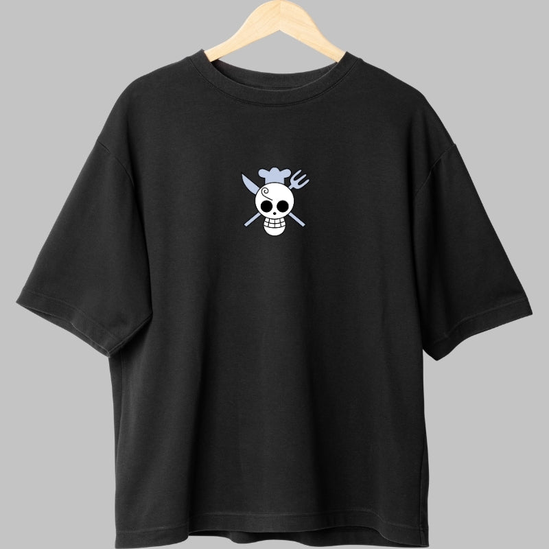 Tricou Anime One Piece - Sanji Diavolul de Foc fata