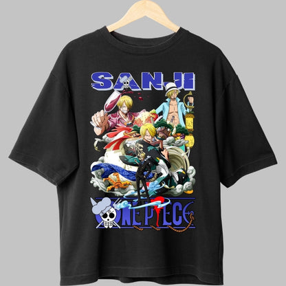 Tricou Anime One Piece - Sanji Versatile Power fata