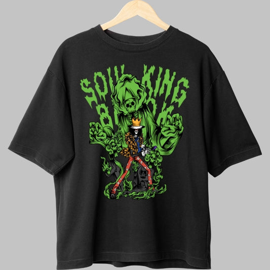 Tricou Anime One Piece - Soul King Brook Reaper Vibe fata
