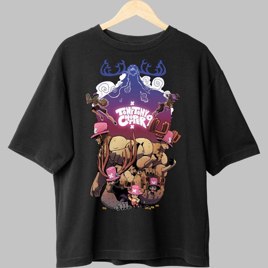 Tricou Anime One Piece - Tony Tony Chopper Evolution fata