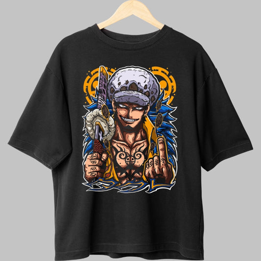 Tricou Anime One Piece - Trafalgar Law Energia Rebelului fata