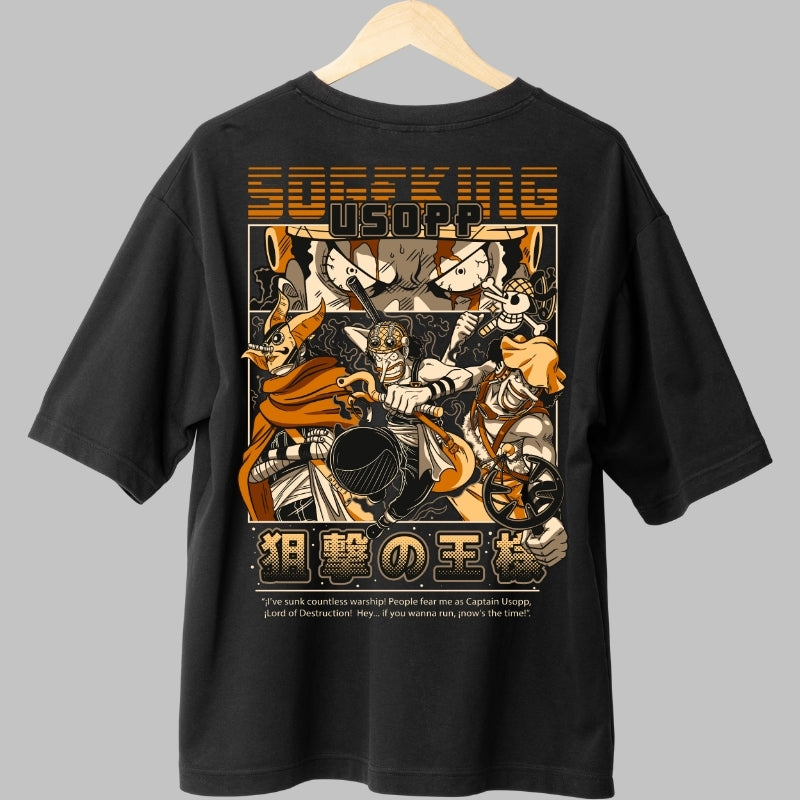 Tricou Anime One Piece - Usopp Sniper King Legend spate