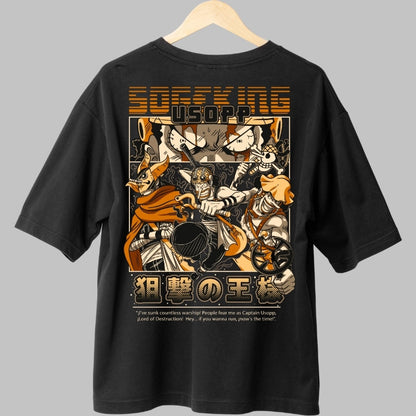Tricou Anime One Piece - Usopp Sniper King Legend spate