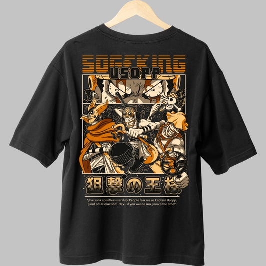 Tricou Anime One Piece - Usopp Sniper King Legend spate