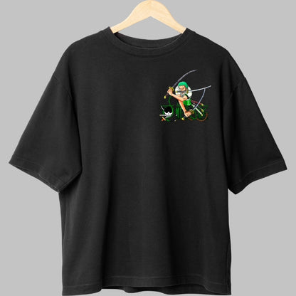 Tricou Anime One Piece - Zoro Bounty Hunter Style fata