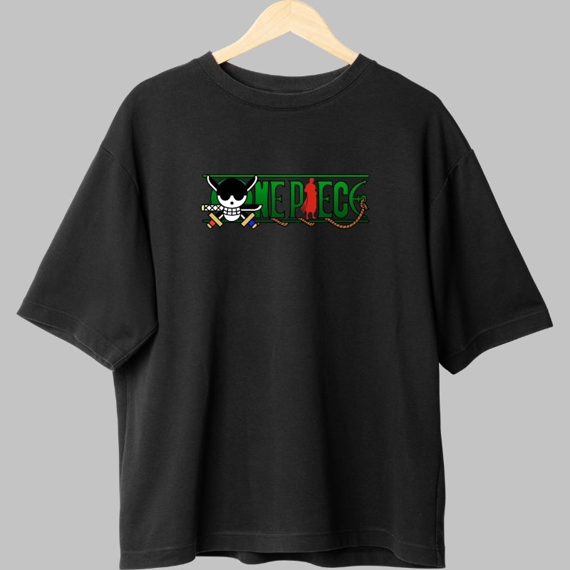 Tricou Anime One Piece - Zoro Santoryu Lightning Slash fata