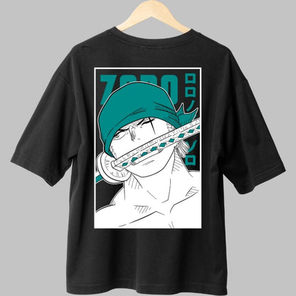 Tricou Anime One Piece - Zoro Sword Focus spate