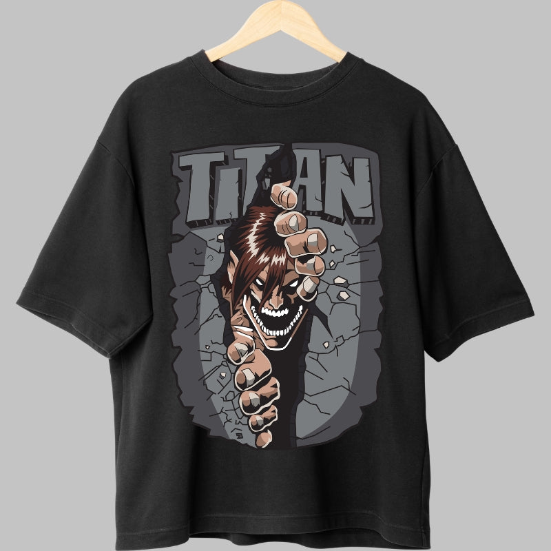 Tricou Anime Titan - Forta care Sparge Zidurile Fata