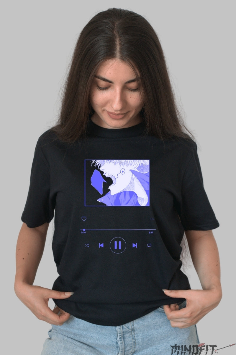 Tricou Anime Tokyo Ghoul - Melodia Umbrei Cannibalice Dama Negru