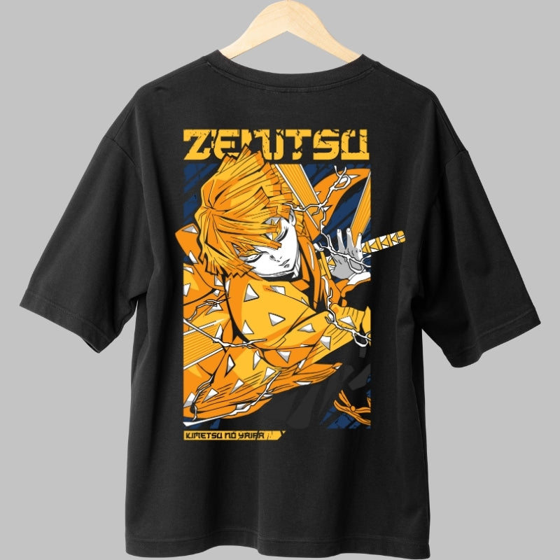 Tricou Anime Zenitsu - Lightning Strike Mode Spate