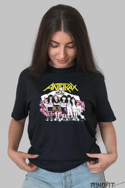 Tricou Anthrax - I Am The Law Judge Edition dama negru