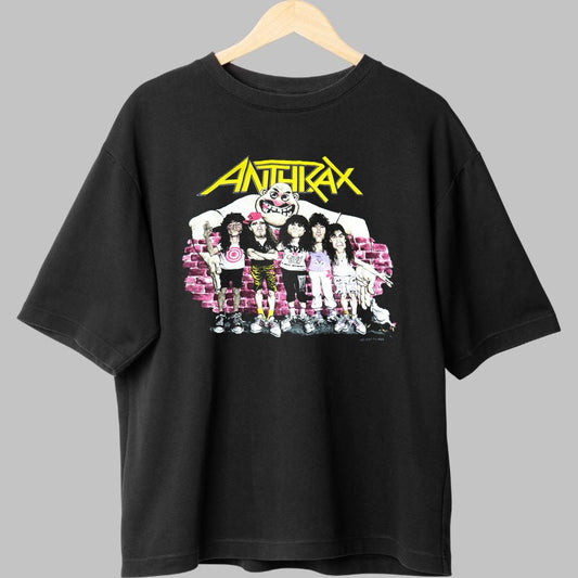 Tricou Anthrax - I Am The Law Judge Edition fata negru