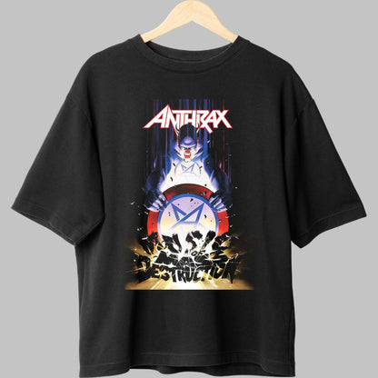 Tricou Anthrax - Mosh of Destruction fata negru