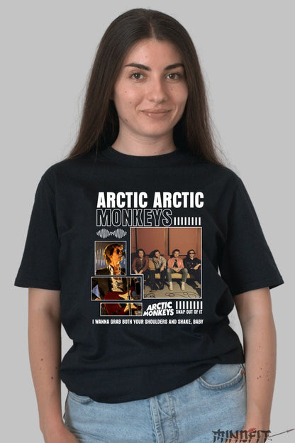 Tricou Arctic Monkeys - Snap Out of It Tour Edition dama negru