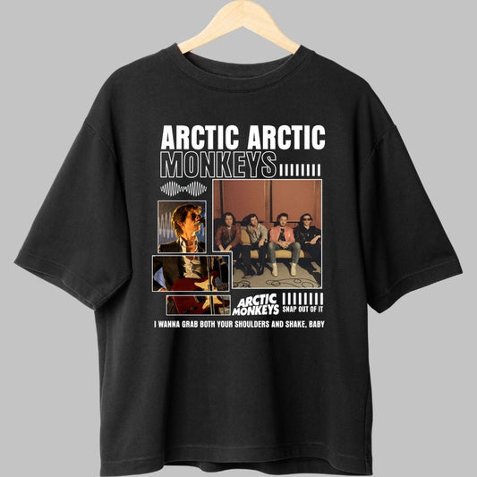 Tricou Arctic Monkeys - Snap Out of It Tour Edition fata negru