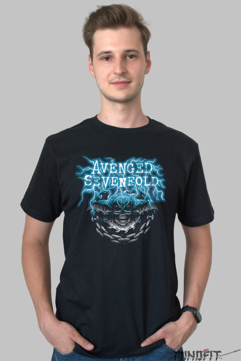 Tricou Arctic Monkeys - Visionary Noir Edition barbat negru
