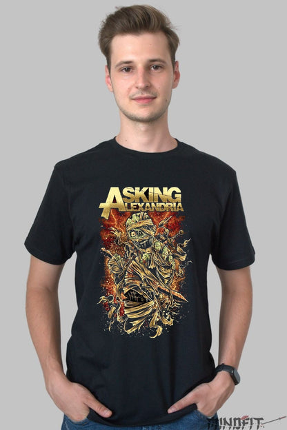 Tricou Asking Alexandria - Mumia Apocaliptica barbat negru