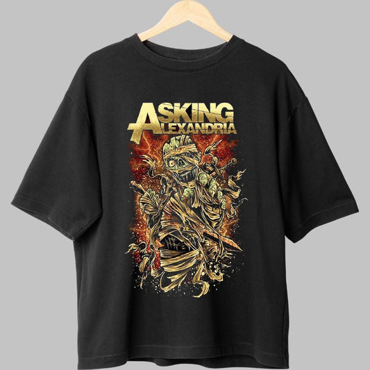 Tricou Asking Alexandria - Mumia Apocaliptica fata negru