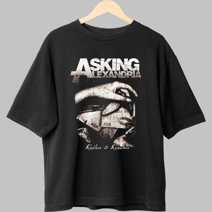 Tricou Asking Alexandria - Reckless & Relentless fata negru