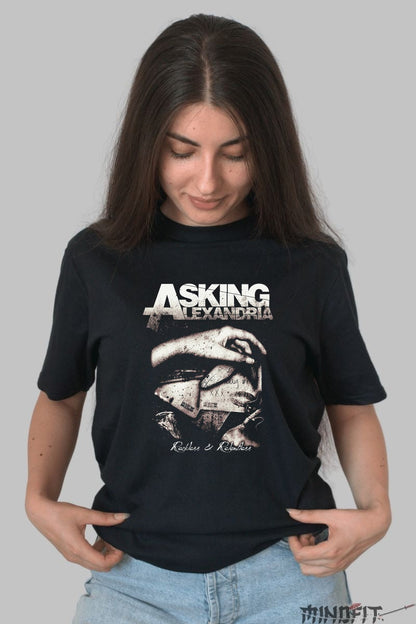 Tricou Asking Alexandria - Reckless Si Relentless dama negru