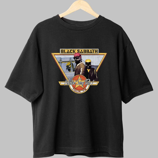 Tricou At The Drive-In - Artwork Retro Psychedelic fata negru