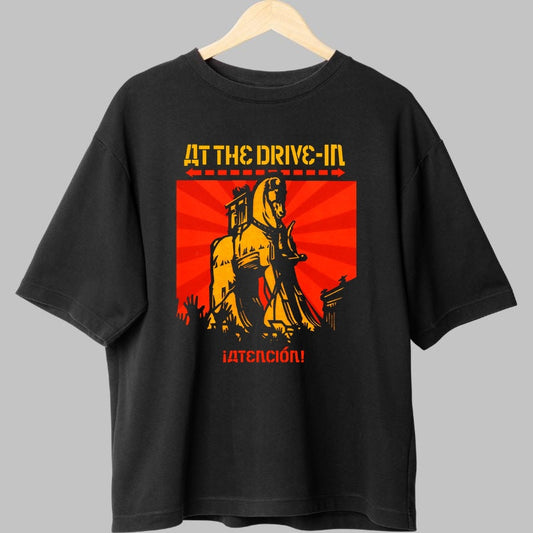 Tricou At The Drive-In - Atencion! Stil Revolutionar fata negru