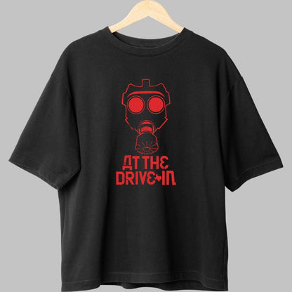 Tricou At The Drive-In - Masca Rosie Iconica fata negru