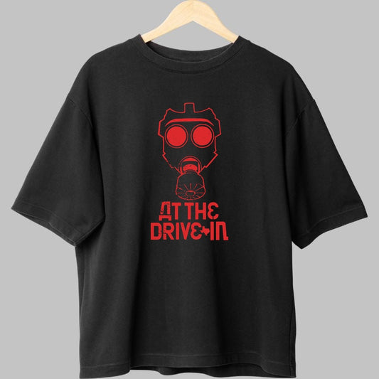 Tricou At The Drive-In - Masca Rosie Iconica fata negru