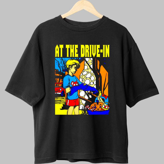 Tricou At The Drive-In - Pop Art Rebellion fata negru