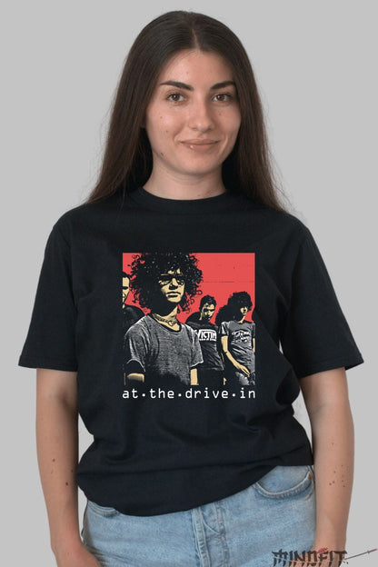 Tricou At The Drive In - Rebel Sound Portrait dama negru