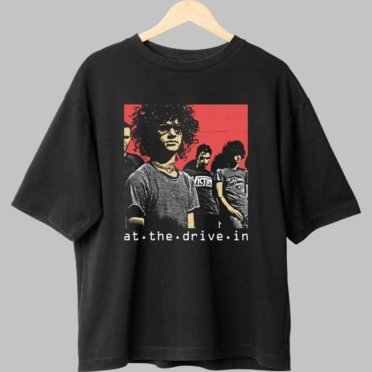 Tricou At The Drive In - Rebel Sound Portrait fata negru
