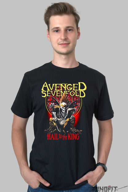 Tricou Avenged Sevenfold - Hail to the King barbat negru