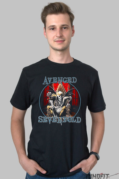 Tricou Avenged Sevenfold - Reaper Throne Edition barbat negru