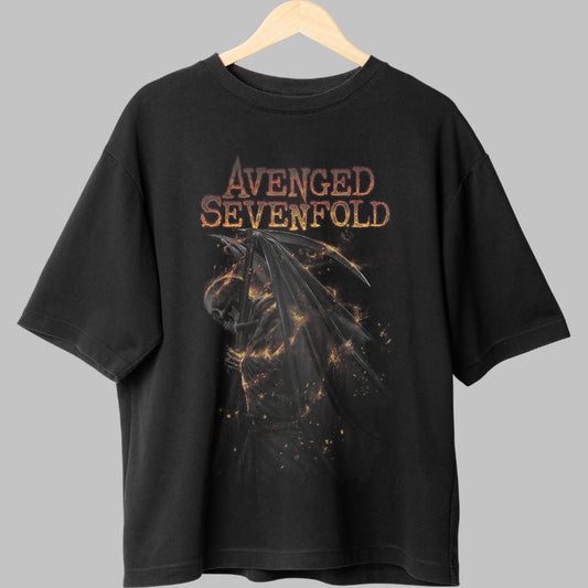 Tricou Avenged Sevenfold - Shadow of the Reaper fata negru