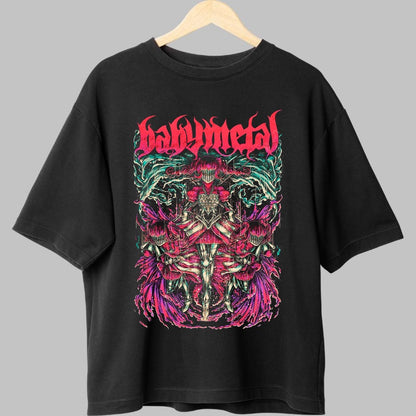 Tricou Babymetal - Armura Samurai Fantasy fata