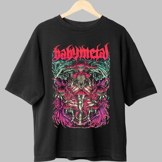 Tricou Babymetal - Armura Samurai Fantasy fata